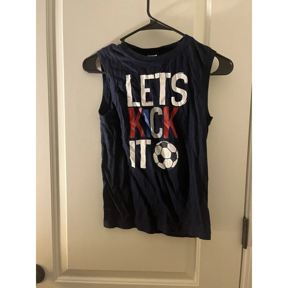 Gymboree Boys Graphic Print Tank Top Shirt Size 8 Multi-Color